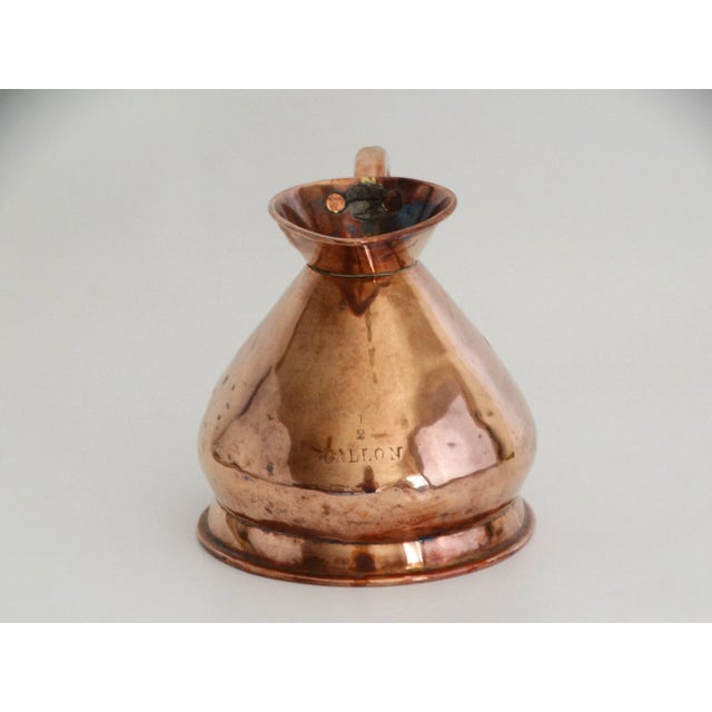 19th-Century English Copper Haystack Measure Pitcher For Sale - Image 6 of 9