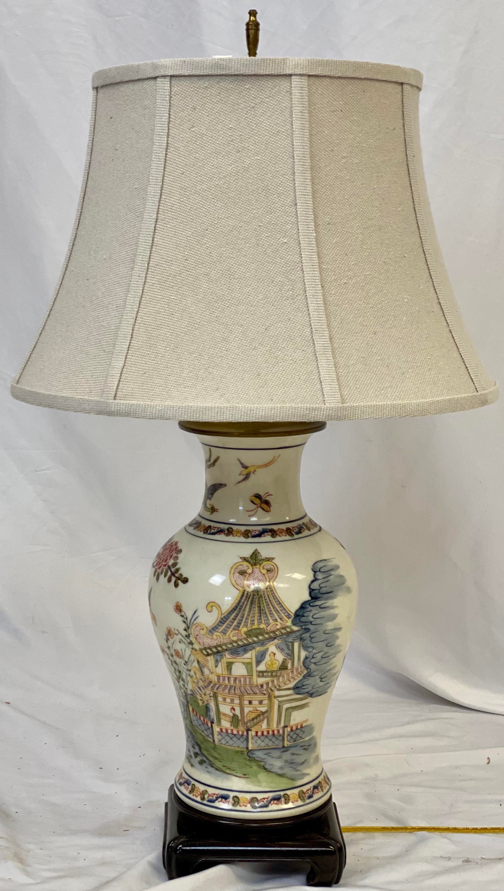 antique porcelain table lamps