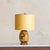 Tan 1940s French Art Deco Bird Motif Inlaid Wood Table Lamp For Sale - Image 8 of 11