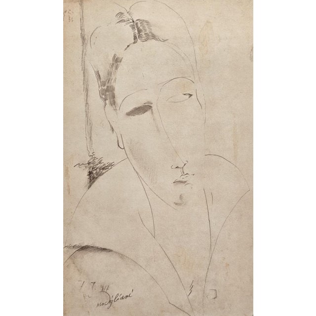 A. Modigliani, Hanka Zborowska, Lithograph For Sale - Image 3 of 8