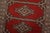 Bokhara Jaldar Rug 3′ X 5′ Red Wool Tribal Hand-Knotted Oriental Carpet For Sale - Image 4 of 11