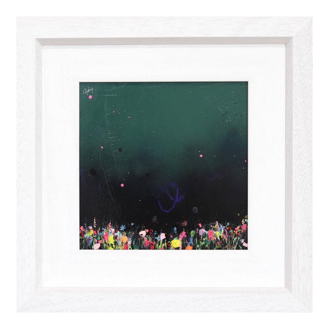 Deep Green - Original Botanical Mixed Media Painting by Lee Herring For Sale