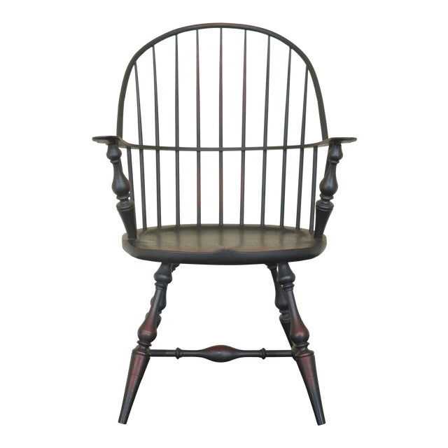 Riverbed Chair Co Crackle Painted Finish Mini Windsor Chair