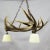 Rustic Antler Lamp With Deer Antlers For Sale - Image 4 of 6
