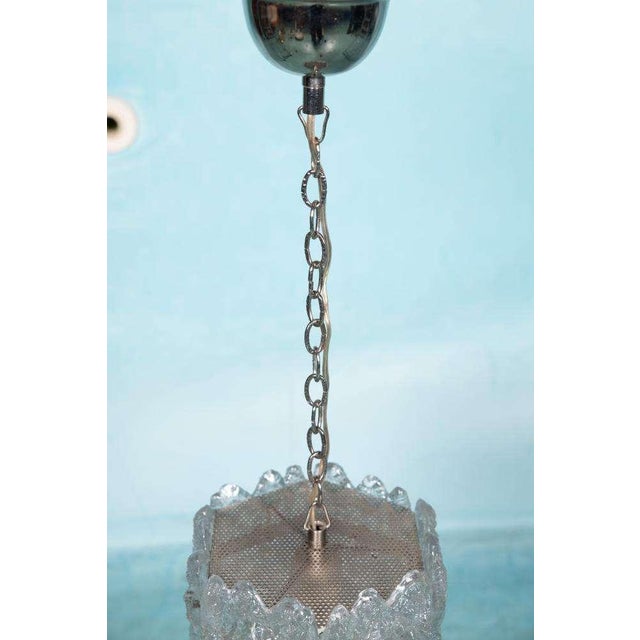 Vintage Glass Hanging Lamp from Orrefors For Sale - Image 6 of 18