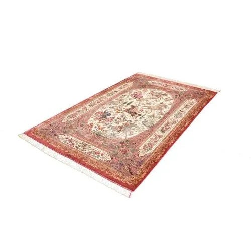 Hand-Knotted Ghom Rug in Fine Silk For Sale - Image 11 of 11