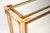 Vintage Italian Acrylic and Brass Console Table, 1970 For Sale - Image 6 of 11