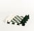 Italian Forest Green/White Small Alabaster Chess Set For Sale In New York - Image 6 of 6