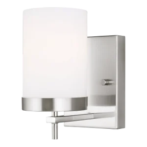 Sean Lavin By Visual Comfort Studio Zire 1-Light Bath Sconce in Brushed Nickel