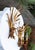 1960s Italian Gilt Metal Wall Sconces with Leaves and Ears of Wheat, 1970s, Set of 2 For Sale - Image 5 of 11