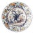 Large 17th Century Japanese Imari Porcelain Plate For Sale