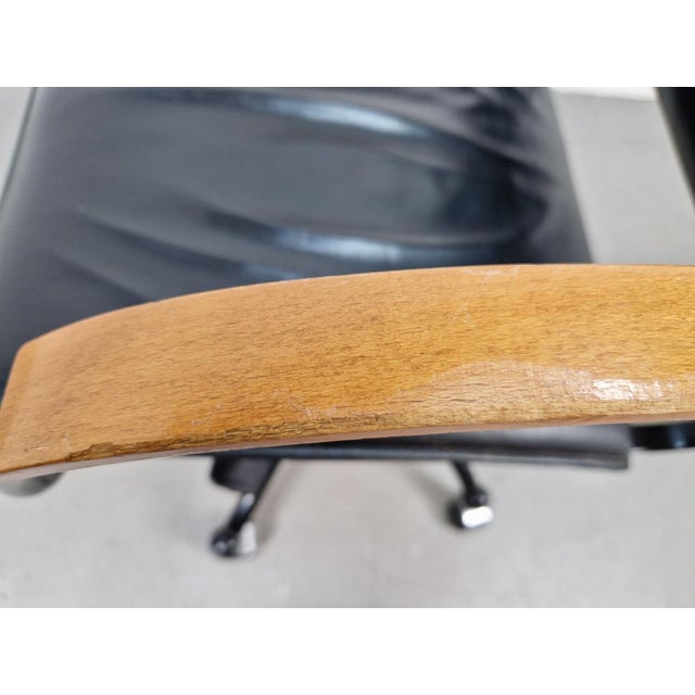 Black S73 Office Chair in Leather by Josef Gorica for Thonet, 1990s For Sale - Image 8 of 9