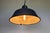 Industrial Blue Enamel Factory Pendant Lamp, 1960s For Sale - Image 10 of 16