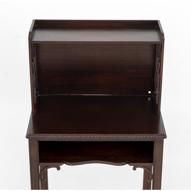 Chinese Chinese Chippendale Style Mahogany Desk For Sale - Image 3 of 8