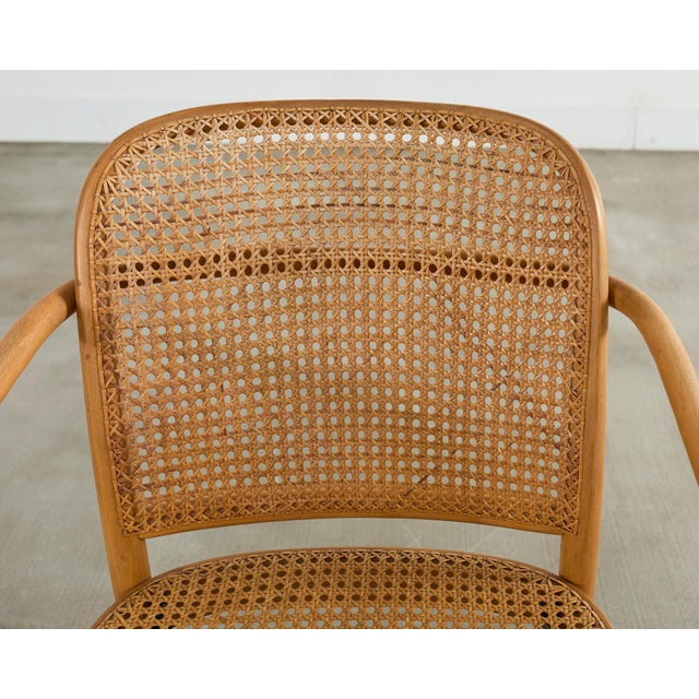 Set of Four Thonet Prague Bentwood Armchairs by Josef Hoffman For Sale - Image 10 of 18