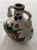Ceramic 1960's Handpainted Faience Vase With Flowers, Fruit and Insects For Sale - Image 7 of 8