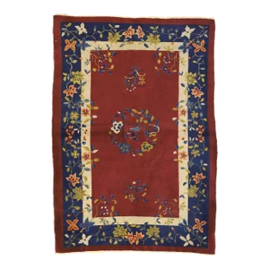 Antique Chinese Art Deco Rug - 04'02 x 05'09