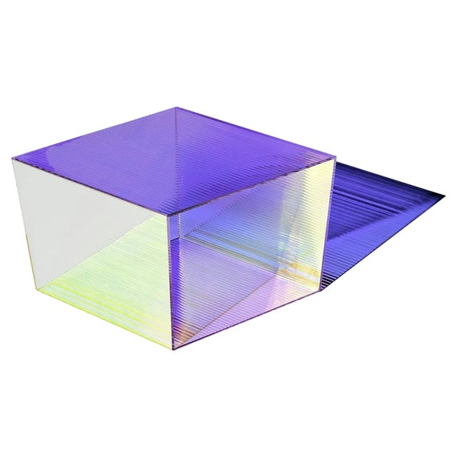 Glass Rho Square Coffee Table by Sebastian Scherer For Sale