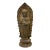 Chinese Rustic Wood Standing Gautama Amitabha Shakyamuni Buddha Statue For Sale