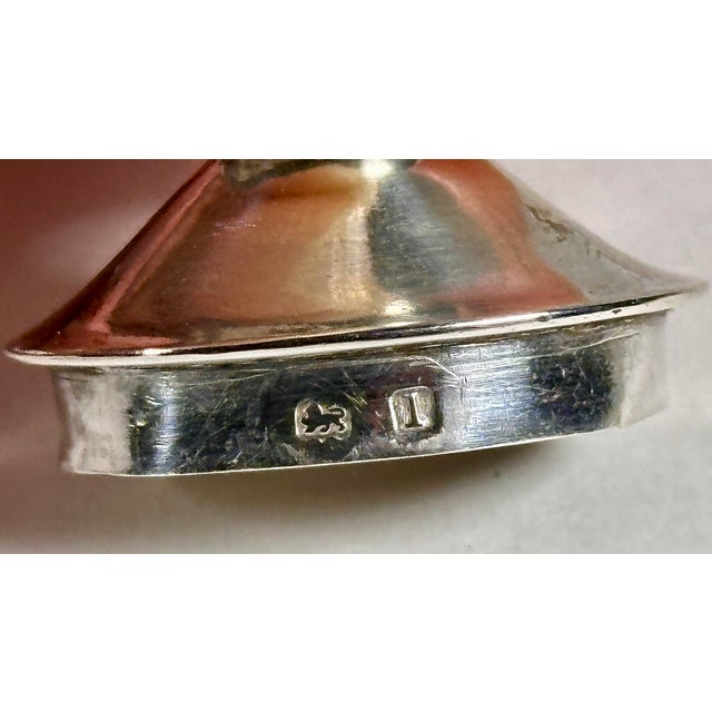 1910s Sterling Aladdin Lamp of Learning Cigar Table Lighter by Marks & Cohen For Sale - Image 13 of 18