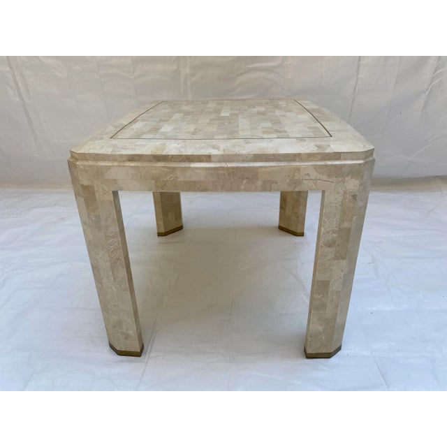 1980s Tessellated Stone Side Tables - a Pair For Sale - Image 9 of 12