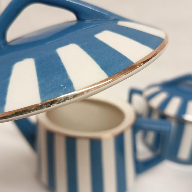 Fox Trott Tea Service by Sarreguemines, France, 1930s, Set of 6 For Sale - Image 10 of 18