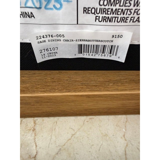 Rh Oslo 72" Oak Rectangular Dining Table Brand: Restoration Hardware For Sale - Image 12 of 12