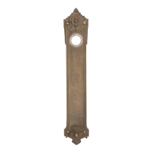 Mid 20th Century Yale & Towne Oporto Bronze Door Push Plate