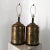 English Mid Century Brass Cylinder Lamps - a Pair For Sale - Image 3 of 13