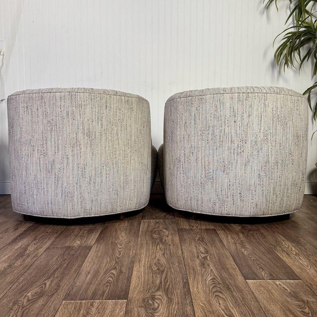 Rare 1980s Postmodern “Cloud” Lounge Chair Set For Sale - Image 9 of 11