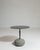 Modern 21st Century Poland Deep Charcoal Grey Round Stone-Base Side Table For Sale - Image 3 of 10