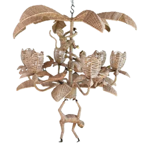 Trio Monkey Chandelier by Mario Lopez Torres