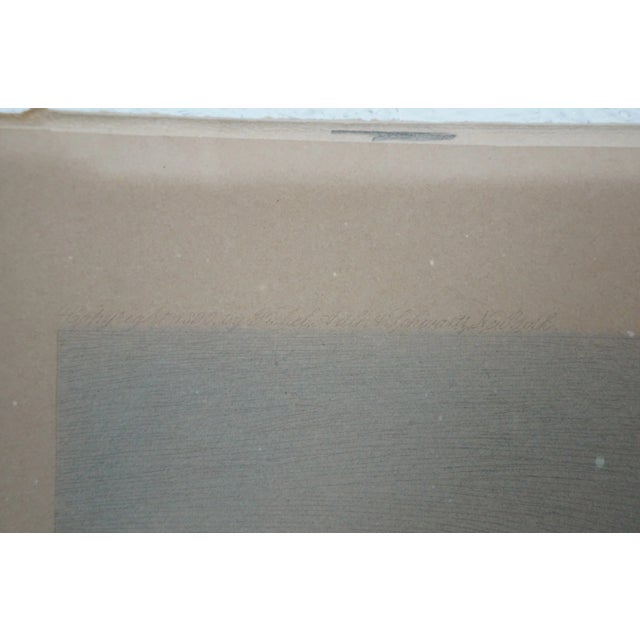 Late 19th Century Antique Charles Frederick Mielatz Nautical Oldport Sailboat Harbor Etching 25" For Sale - Image 6 of 11