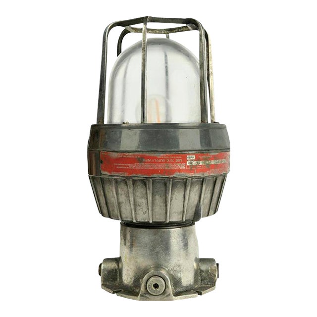 Vintage Metal Boat Sconce For Sale