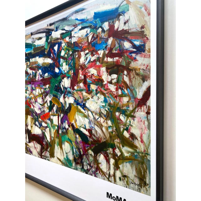 Joan Mitchell Estate Abstract Expressionist Lithograph Print Framed Modernist Poster " Ladybug " 1957 For Sale - Image 10 of 13