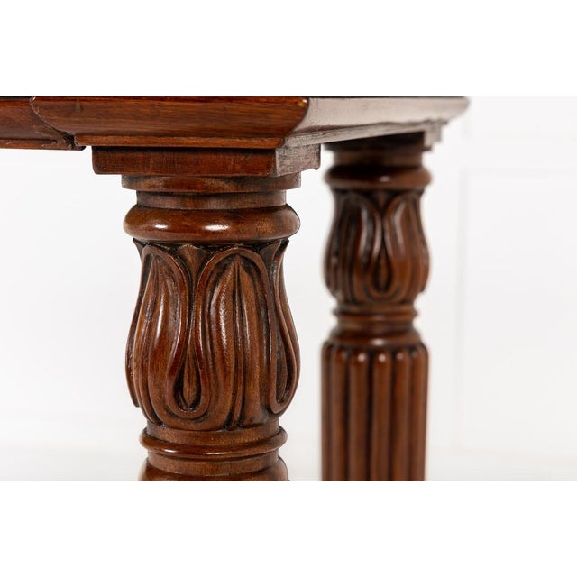 19th Century Regency English Mahogany Serving Table For Sale - Image 5 of 11