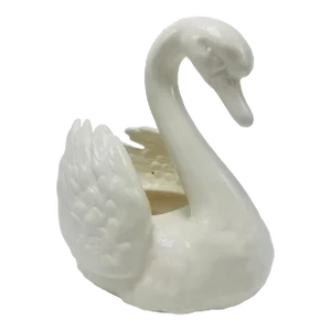 Vintage Ceramic Swan Planter