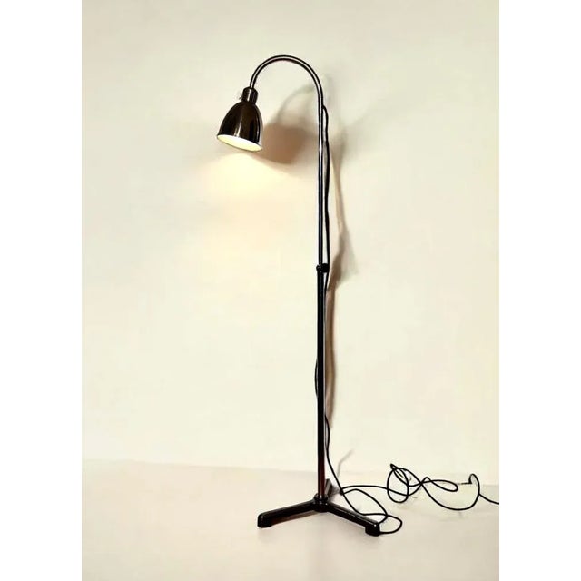 German Modern Bauhaus Floor Lamp by Christian Dell for Bünte & Remmler, 1930s For Sale - Image 9 of 18