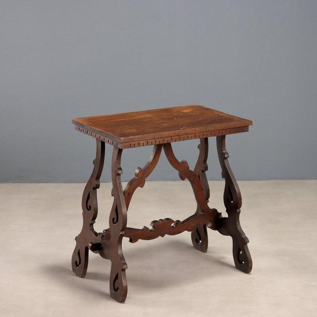 Italian Walnut Coffee Table For Sale - Image 10 of 10
