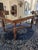 Tudor Revival / Jacobean Style: The set draws heavily from 16th and 17th-century English designs. The legs feature bulbous...