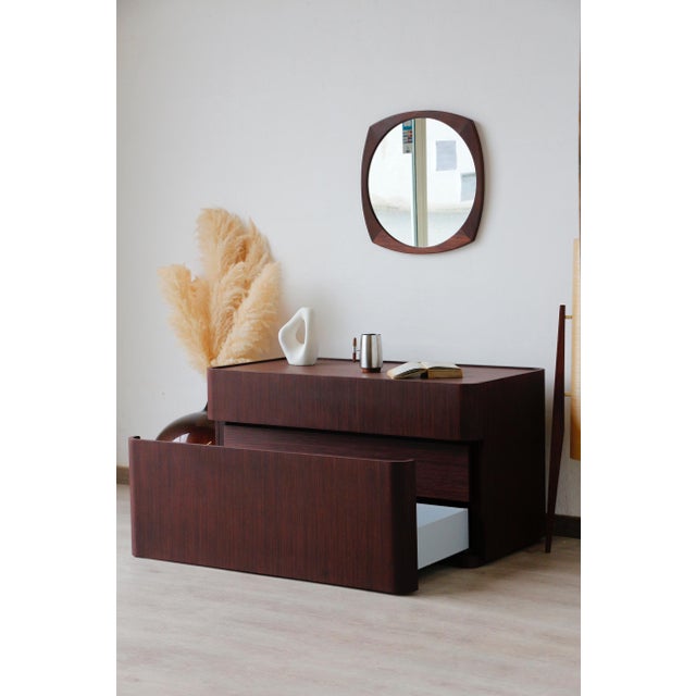 Vintage Italian Wenge Chest of Drawers, 1980s For Sale - Image 17 of 18
