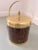 Metal Ernest Sohn Faux Tortoise Ice Bucket For Sale - Image 7 of 8