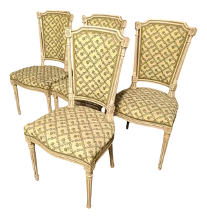 Louis XVI Style Dining Chairs, Set of 4