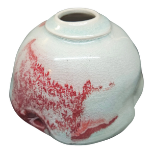 Vintage Celedon Sang Du Boeuf Style Pottery, Signed