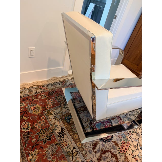 Ralph Lauren Leather Penthouse Chair For Sale - Image 9 of 14
