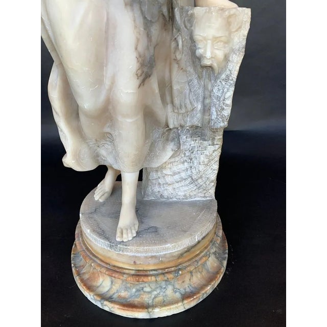 Female Sculptural Torchère Lamp. Italy, Late 19th Century. For Sale - Image 4 of 10
