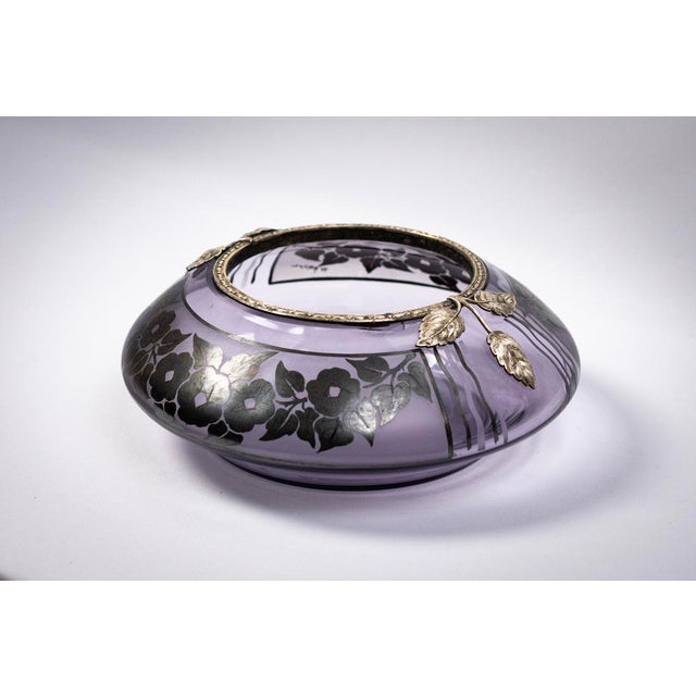 Art Deco Vase by Verrerie d'Art Lorrain for E. Val & Cie., 1930s, in Very Good conditions. Designed 1920 to 1949 This...