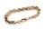 Contemporary Antique 9k Rose Gold Engraved Link Bracelet For Sale - Image 3 of 6