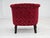 Set of Vintage Danish Lounge Chairs in Red Cotton and Wool Fabric, 1950s For Sale - Image 9 of 18
