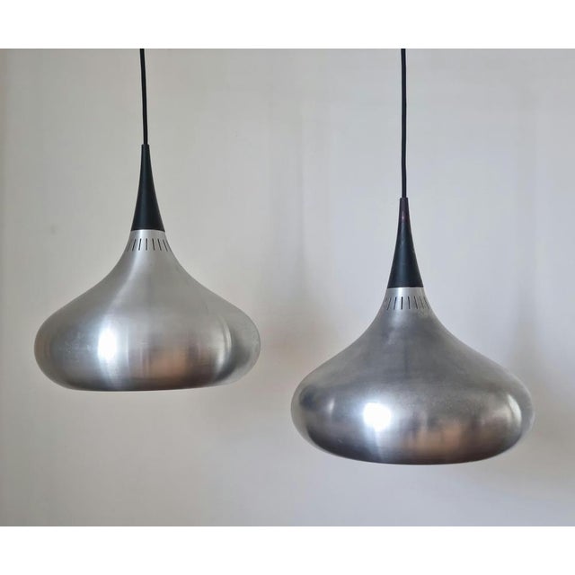 Wood Mid-Century Orient Pendants Orient by Jo Hammerborg for Fog & Mørup, Denmark, 1968, Set of 2 For Sale - Image 7 of 15